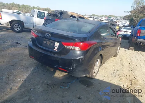 2012 Hyundai Elantra Gls z USA, uszkodzony, nr VIN 5NPDH4AE5CH111324